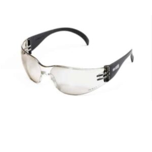 FOCUS POLYCARBONATE LENS - VINYL FRAME - EN 166:2002 GREY, ANTI SCRATCH & ANTI FOG, RED FRAME Dromex