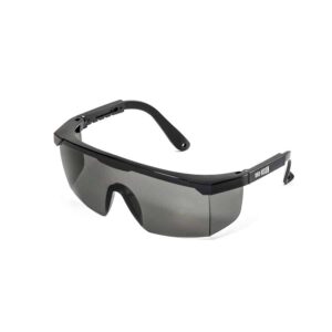EURO POLYCARBONATE LENS - VINYL FRAME - EN 166:2002 GREY, ANTI SCRATCH Dromex