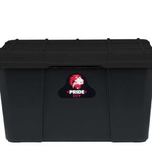 45ℓ PRIDE STORAGE BOX - FULL BLACK
