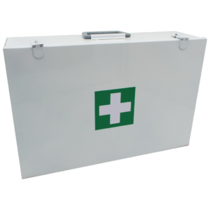 Metal First Aid Box - Wall mountable Medical Storage Case