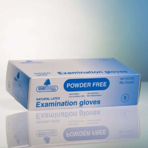 Evergreen NON-STERILE Latex Examination Gloves  - 100 gloves