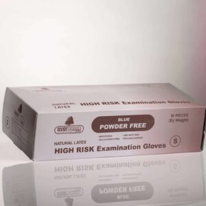 Evergreen NON-Sterile High Risk Powder free Gloves - 50 gloves per box