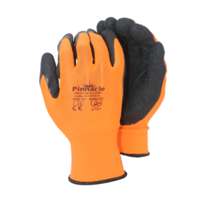 PROFLEX  ALLGRIP
13g orange nylon shell, Latex micro foam,  sandy palm coat glove