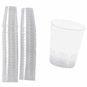 SHOOTER CLEAR PLASTIC 25ML x 350
