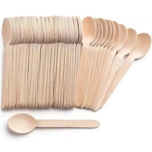 WOODEN TEASPOONS SHORT 110MM