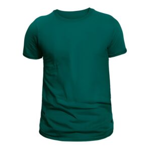 T-SHIRTS 100% COTTON CREW NECK BOTTLE GREEN